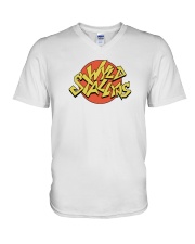 wyld stallyns neck gaiter V-Neck T-Shirt tile
