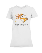 humpty had a great fall shirt Premium Fit Ladies Tee tile