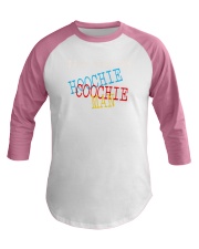 coochie man neck gaiter Baseball Tee tile