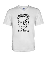 supbitch shirt V-Neck T-Shirt tile