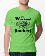 My Weekend Is All Booked Funny Reading Book Lover Classic T-Shirt lifestyle-mens-crewneck-front-13