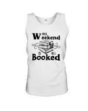 My Weekend Is All Booked Funny Reading Book Lover Unisex Tank thumbnail