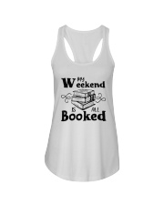 My Weekend Is All Booked Funny Reading Book Lover Ladies Flowy Tank thumbnail