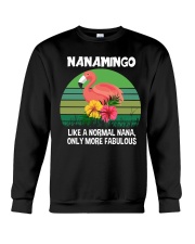 Nanamingo nana flamingo funny definition Crewneck Sweatshirt thumbnail