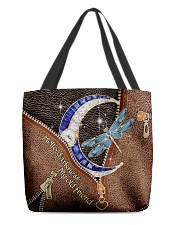 Dragonfly Leather Pattern Print All-over Tote front