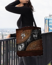 Faith Over Fear Leather Pattern Print All-over Tote aos-all-over-tote-lifestyle-front-05