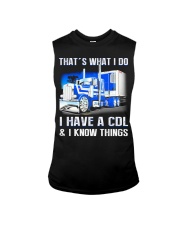 That's What I Do I Have A CDL Sleeveless Tee tile