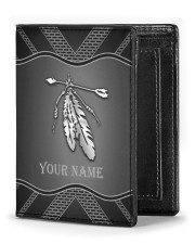 MULTI COLORS NATIVE PERSONALIZED Men's Leather Wallet tile