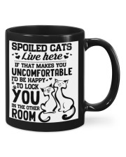 Spoiled Cats Live Here Mug front