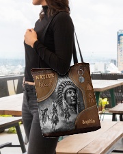 Custom Name Native Pride Tote All-over Tote aos-all-over-tote-lifestyle-front-04