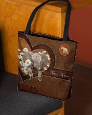 Personalize Elephant Leather Daisy All-over Tote aos-all-over-tote-lifestyle-front-02