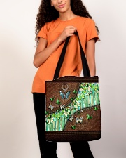 Butterfly leather pattern All-over Tote aos-all-over-tote-lifestyle-front-06