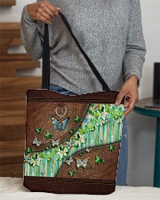Butterfly leather pattern All-over Tote aos-all-over-tote-lifestyle-front-10