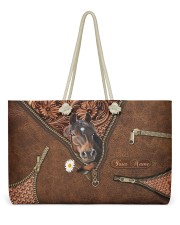 PERSONALIZED HORSE Weekender Tote aos-weekender-tote-24x13-ghosted-front-02