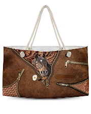PERSONALIZED HORSE Weekender Tote back