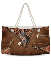 PERSONALIZED HORSE Weekender Tote front