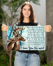 Hunting Deers I Love You The Most 17x11 Poster poster-landscape-17x11-lifestyle-19
