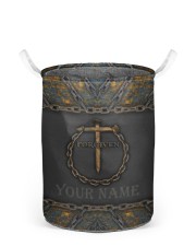 CUSTOM JESUS FORGIVEN Laundry Baskets tile