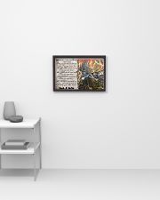 Custom Name Buck And Doe Animal Hunting 17x11 Poster poster-landscape-17x11-lifestyle-04