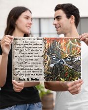 Custom Name Buck And Doe Animal Hunting 17x11 Poster poster-landscape-17x11-lifestyle-20