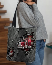 TRUCKER US FLAG PATTERN PRINTED All-over Tote aos-all-over-tote-lifestyle-front-09