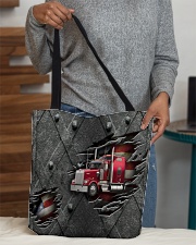 TRUCKER US FLAG PATTERN PRINTED All-over Tote aos-all-over-tote-lifestyle-front-10