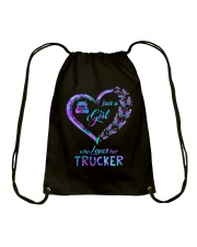Trucker Just A Girl Drawstring Bag tile