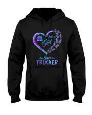 Trucker Just A Girl Hooded Sweatshirt tile