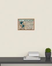 Personalized Sea Turtle The Day I Met You 17x11 Poster poster-landscape-17x11-lifestyle-08