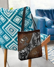 Odin Leather Pattern Print All-over Tote aos-all-over-tote-lifestyle-front-01
