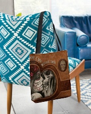 You and me Leather Pattern Print All-over Tote aos-all-over-tote-lifestyle-front-01