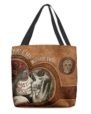 You and me Leather Pattern Print All-over Tote back