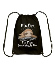 It's Fine I'm Fine Drawstring Bag tile