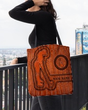 Personalized Golf Leather Printed All-over Tote aos-all-over-tote-lifestyle-front-05
