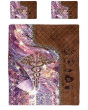JK NURSE PATTERN PRINT Quilt Bed Set tile