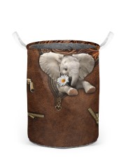 JK PERSONALIZED ELEPHANT PRINT PATTERN Laundry Baskets tile