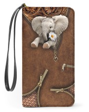 JK PERSONALIZED ELEPHANT PRINT PATTERN Womens Clutch Purse tile