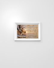 Custom name hunting buck and doe I choose you 17x11 Poster poster-landscape-17x11-lifestyle-02