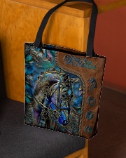 Psychedelic Leather Pattern Print All-over Tote aos-all-over-tote-lifestyle-front-02