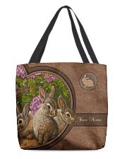 Personalized Bunny All-over Tote front