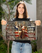 Deer Hunting Today Is A Good Day 17x11 Poster poster-landscape-17x11-lifestyle-19