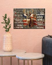 Deer Hunting Today Is A Good Day 17x11 Poster poster-landscape-17x11-lifestyle-21