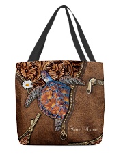 Personalized Turtle All-over Tote front