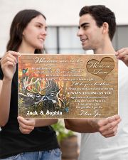 Custom Name Hunting Deer Buck And Doe We're A Team 17x11 Poster poster-landscape-17x11-lifestyle-20