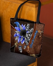 Stand for something Leather Pattern Print All-over Tote aos-all-over-tote-lifestyle-front-02