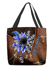 Stand for something Leather Pattern Print All-over Tote front