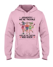 Apparently We're Trouble Hooded Sweatshirt tile