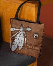 Personalized Ntv Feather All-over Tote aos-all-over-tote-lifestyle-front-02