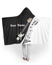 BASS GUITAR - PERSONALIZED NAME Hooded Blankets tile