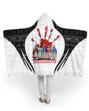 INDIGENOUS AMERICAN Hooded Blankets tile